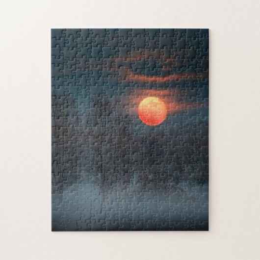 満月 | 11月、イタリア、Scalengheにて ジグソーパズル (縦)