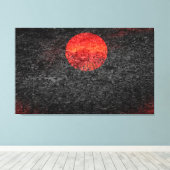 満月#5 キャンバスプリント (インサイチュ (ウッドフロア))