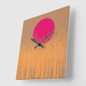 満月#5 スクエア壁時計 (傾斜)