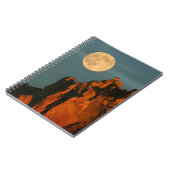 満月 | Basalt Cliffs Smith Rock州パーク ノートブック (左側)