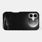 満月 iPhone 16ケース (裏面横)