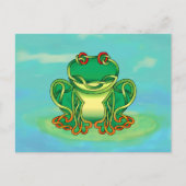 満杯のカエル ポストカード (正面)