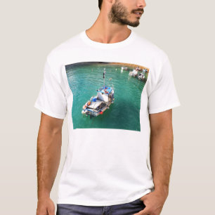 満潮の漁船 Tシャツ