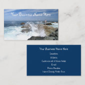 満潮の魚釣り 名刺 (正面/裏面)