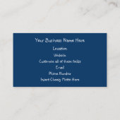 満潮の魚釣り 名刺 (裏面)