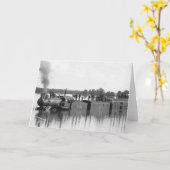 満潮列車、1904年 カード (黄色い花)