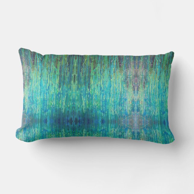 満潮時3 – 屋外アクセントランバーピロー アウトドアクッション (正面)