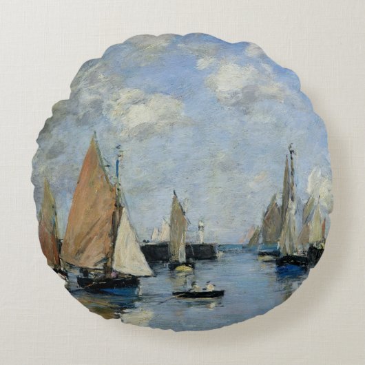 満潮、Trouvilleの突堤 ラウンドクッション (正面)