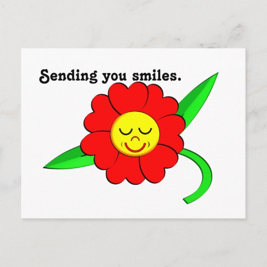 満足した ポストカード (正面)