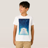 満足そうなホッキョクグマ Tシャツ (正面フル)
