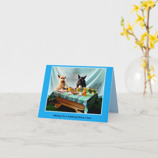 満足できる母の日 カード (黄色い花)