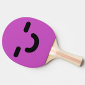 満足なスマイリーフェイスパープル卓球ラケット 卓球ラケット (横)
