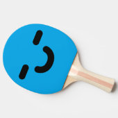 満足なスマイリーフェイスブルー卓球ラケット 卓球ラケット (横)