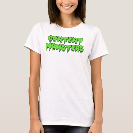 満足なモンスタースパゲッティクラシック Tシャツ (正面)