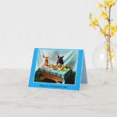 満足な母の日 カード (黄色い花)