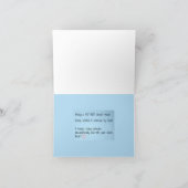 満足な母の日 カード (内部)