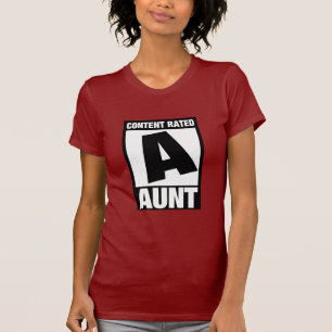 満足な評価される叔母さん Tシャツ