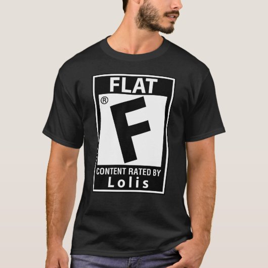 満足な評価される平らなLoliの日本製アニメのワイシャツ Tシャツ (正面)