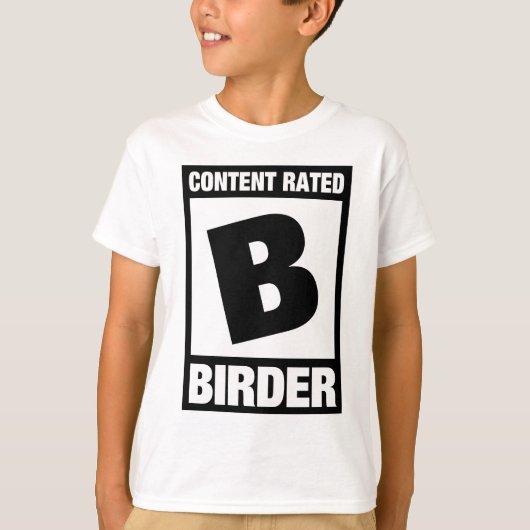 満足な評価されるB: 鳥類捕獲人 Tシャツ (正面)