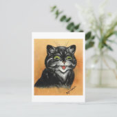 満足のいく猫はがき ポストカード (スタンド正面)