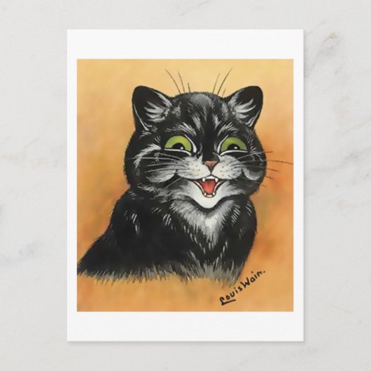 満足のいく猫はがき ポストカード (正面)