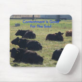 満足は精神のためによいです マウスパッド (マウス)