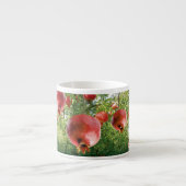 満開のエスプレッソのコップのザクロ エスプレッソカップ (正面)