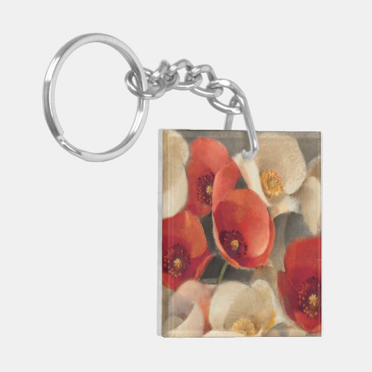 満開のケシ キーホルダー (正面左)