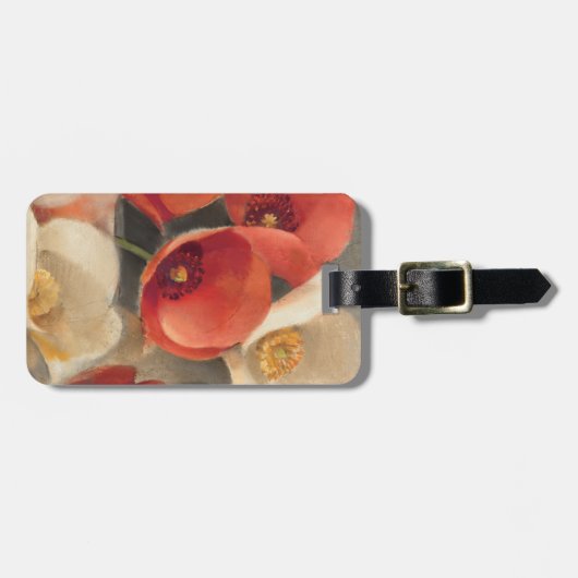 満開のケシ ラゲッジタグ (正面横)