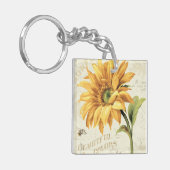 満開のヒマワリ キーホルダー (正面左)