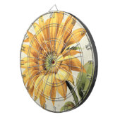 満開のヒマワリ ダーツボード (正面右)