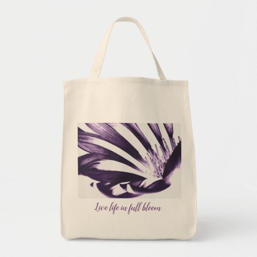 満開のヒースの食料雑貨のトートの生命までに芸術 トートバッグ (正面)
