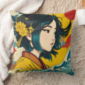満開のベトナムの少女 クッション (ブランケット)