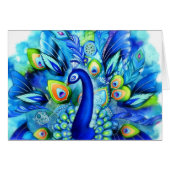 満開の孔雀 (正面横)