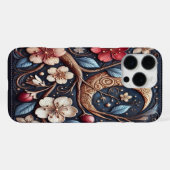 満開の桜の木の芸術作品 iPhoneケース (裏面横)