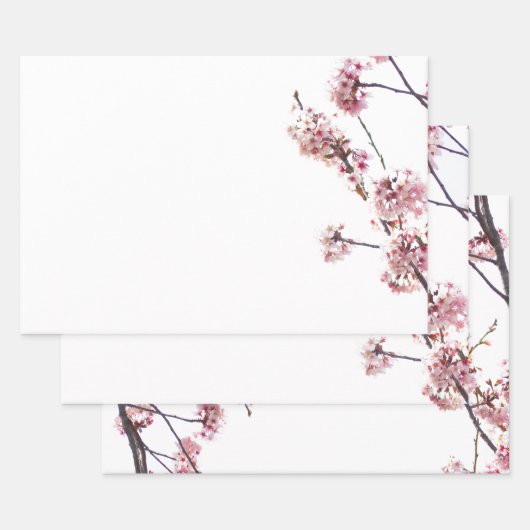 満開の桜の木 ラッピングペーパーシート (セット)