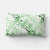 満開の梅の花 ランバークッション (裏面)