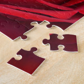 満開の独身ので赤いバラ ジグソーパズル (側面)