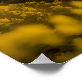 満開の草地開花 ポスター (角)