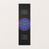 源カラフル石曼荼羅名刺 名刺 (内部フラット)