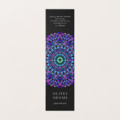 源カラフル石曼荼羅名刺 名刺 (外部フラット)