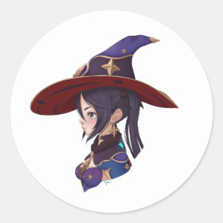 源信インパクト：モナステッカー（ファンアート） ラウンドシール