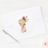 源信インパクト:宵宮ステッカー(ファンアート) ラウンドシール (封筒)