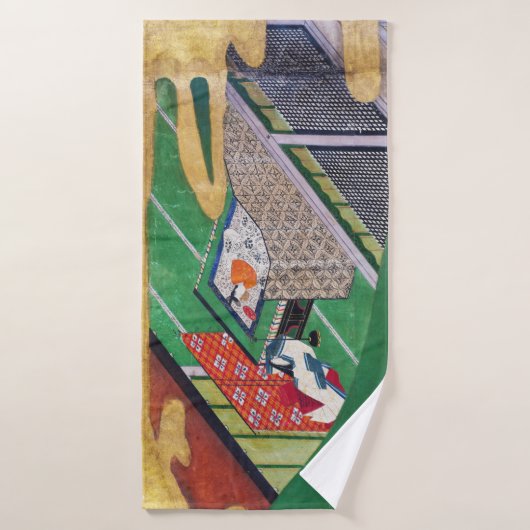 源氏物語の俵屋宗達 バスタオル (バスタオル)