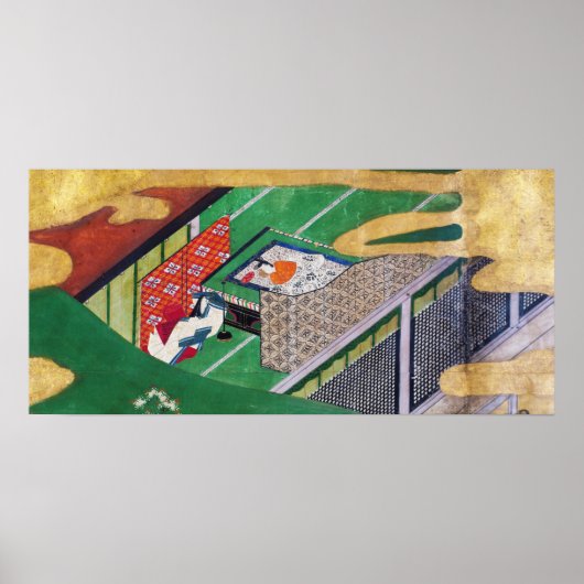 源氏物語の俵屋宗達 ポスター (正面)