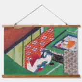 源氏物語の俵屋宗達 吊り下げ型タペストリー (正面)