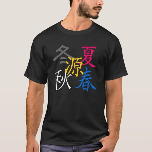 源氏物語Tシャツ 六条院 Tシャツ (正面)