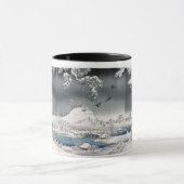 源氏豊国広重日本のファインアート マグカップ (中央)