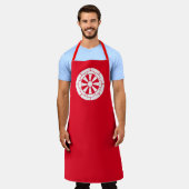 源氏車 エプロン (着用した状態)