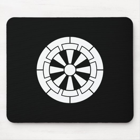 源氏車 マウスパッド (正面)